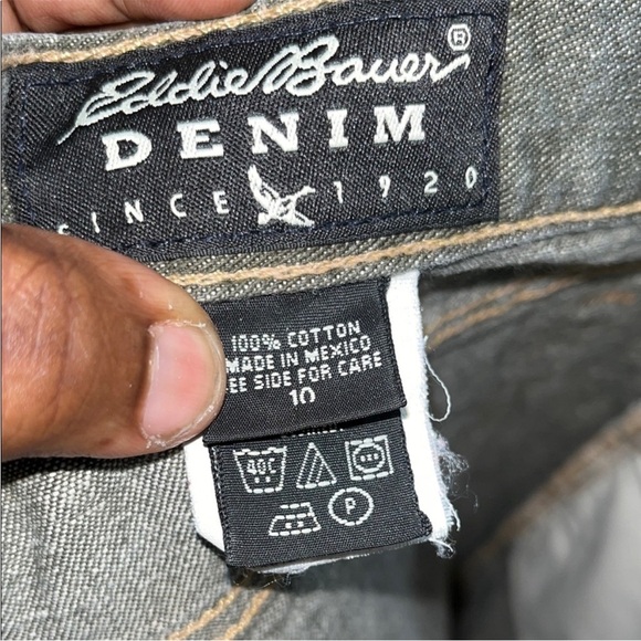 Eddie Bauer Gray Denim Pants - Picture 2 of 3